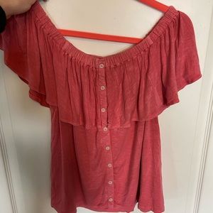 American Eagle off the shoulder top